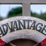 white and blue hard rock cafe print round hat